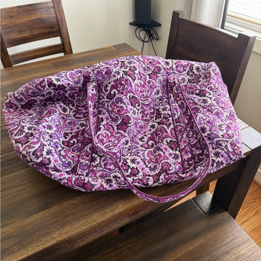 Vera Bradley Purple Floral Tote